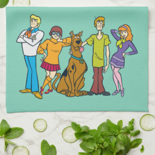 Linge De Cuisine Scooby-Doo   Gang 14 entier Mystery Inc