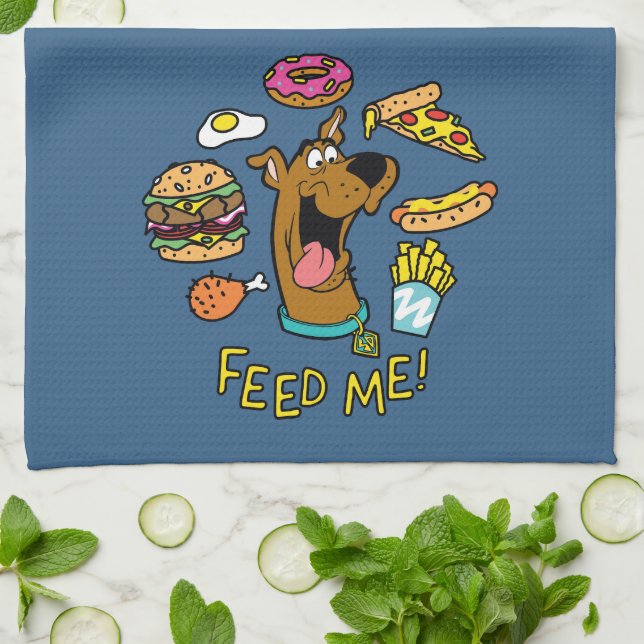 Linge De Cuisine Scooby-Doo Me Nourrit ! (Plié)