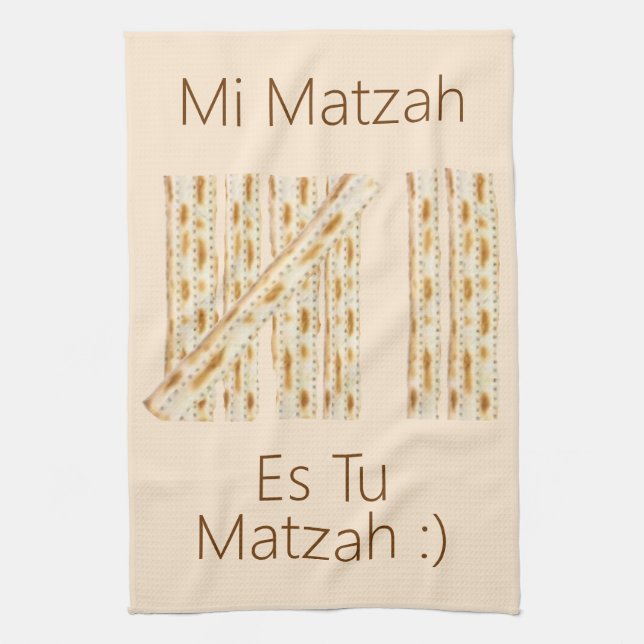 Linge De Cuisine Sept jours de Matzah (Vertical)