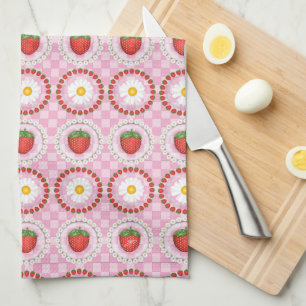 Linge De Cuisine Sérénade aux fraises 