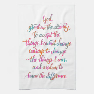 Linge De Cuisine Serenity Prayer Towne