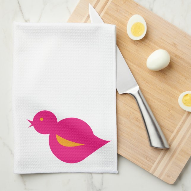 Linge De Cuisine Série géniale -3 de Dishtowel d'oiseau (Quart Plié)