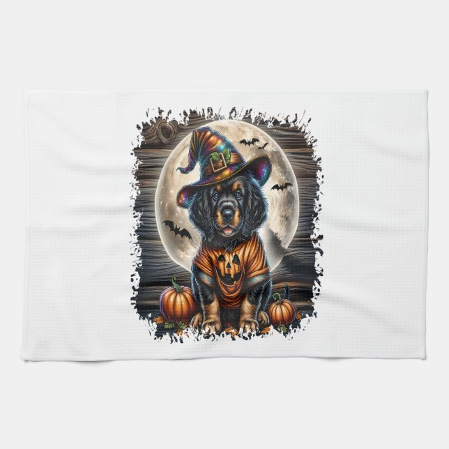 Linge De Cuisine Setter Dog Halloween Square (Horizontal)