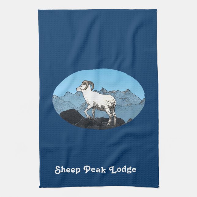 Linge De Cuisine Sheep Peak Lodge (Vertical)