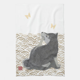 Linge De Cuisine Shiba Inu, art japonais