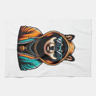 Linge De Cuisine Shiba Inu en capuche de streetwear