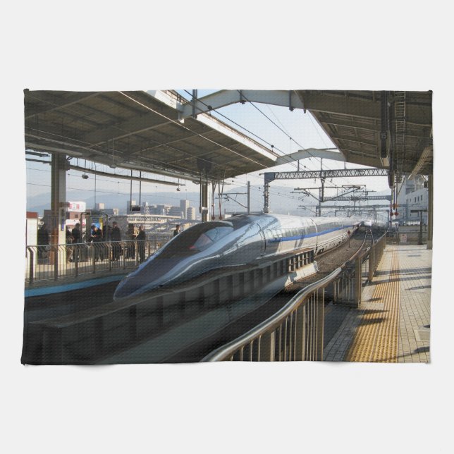 Linge De Cuisine Shinkansen série 500 新 幹 train 線 (Horizontal)