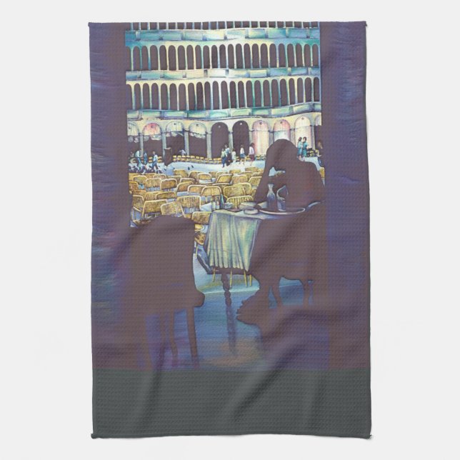Linge De Cuisine Silhouette de Saint-Marc (Vertical)