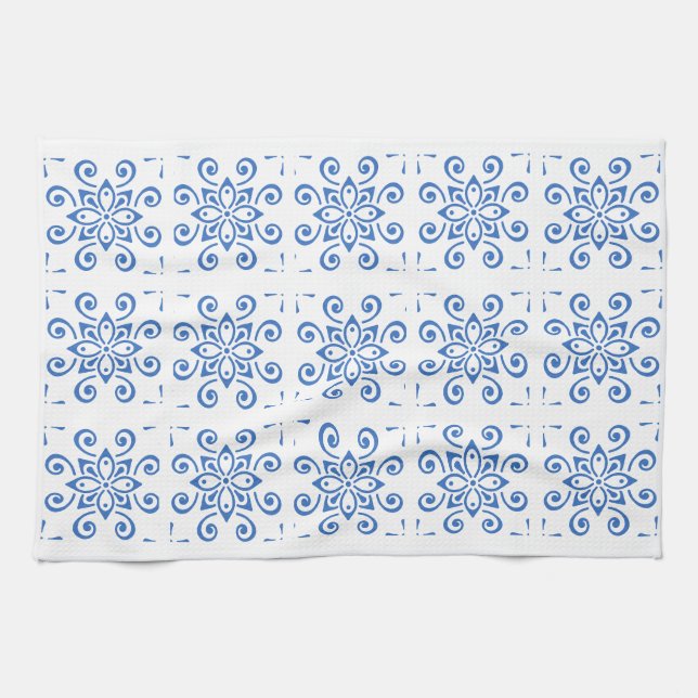 Linge De Cuisine Simple Azulejo (Horizontal)