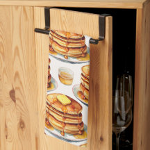 Sirop et beurre d'aquarelle du matin de la crêpe d