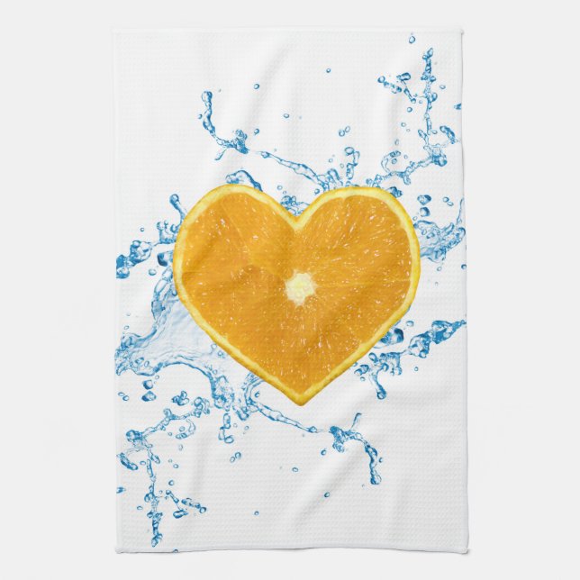 Linge De Cuisine Slice of Heart-Shaped Orange (Vertical)