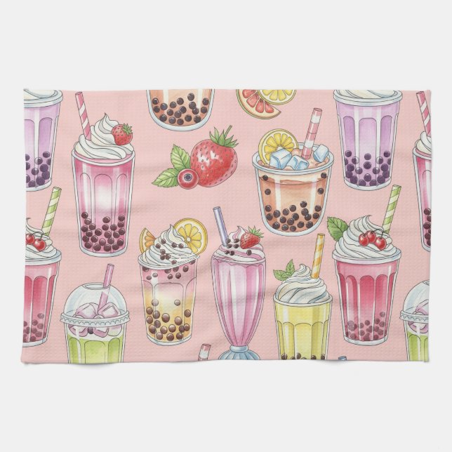 Linge De Cuisine Smoothies et Lemonade par Natasha Us (Horizontal)