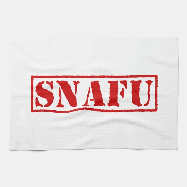 LINGE DE CUISINE SNAFU (Horizontal)