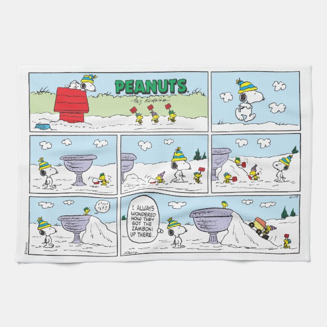Linge De Cuisine Snoopy & l'équipe (Horizontal)