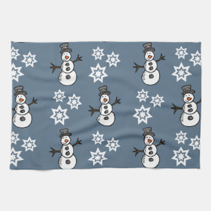 Linge De Cuisine Snowman