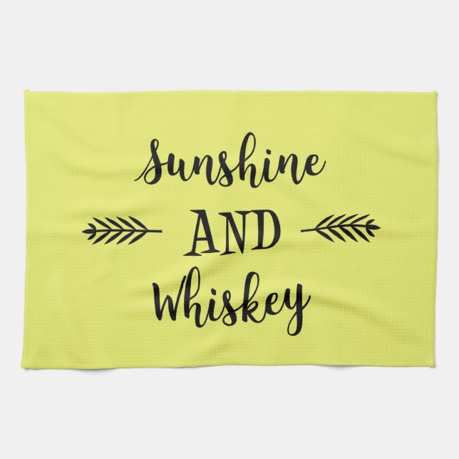 LINGE DE CUISINE SOLEIL ET WHISKEY (Horizontal)