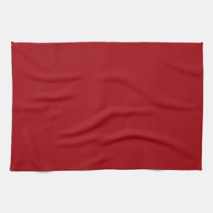 Linge De Cuisine Solid Color : Cranberry Red