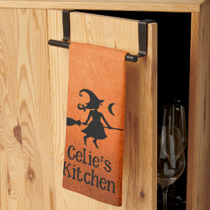Linge De Cuisine Sorcières personnalisées Halloween Fall Grunge Ser