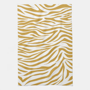 Linge De Cuisine Soudan Brown Safari Zebra