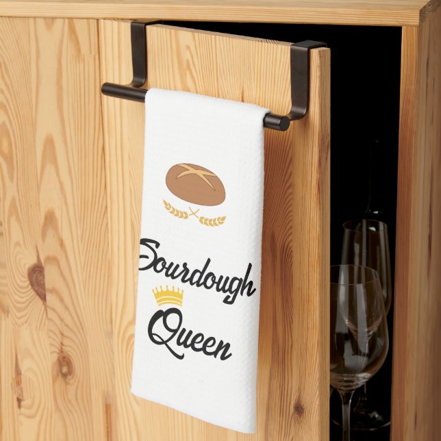 Linge De Cuisine Sourdough Queen Kitchen Towel (Pliage en tiers)
