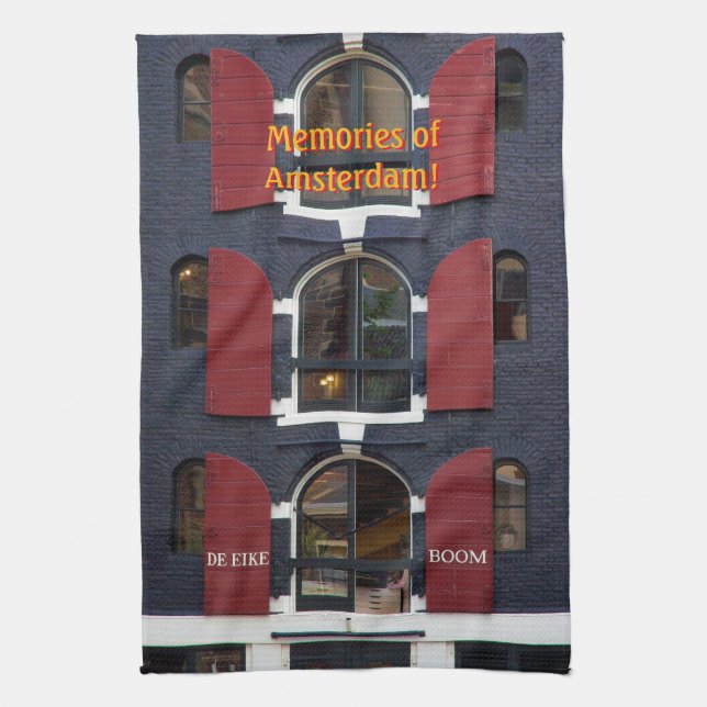 Linge De Cuisine Souvenirs d'Amsterdam, Le Chêne, De Eiken Boom (Vertical)