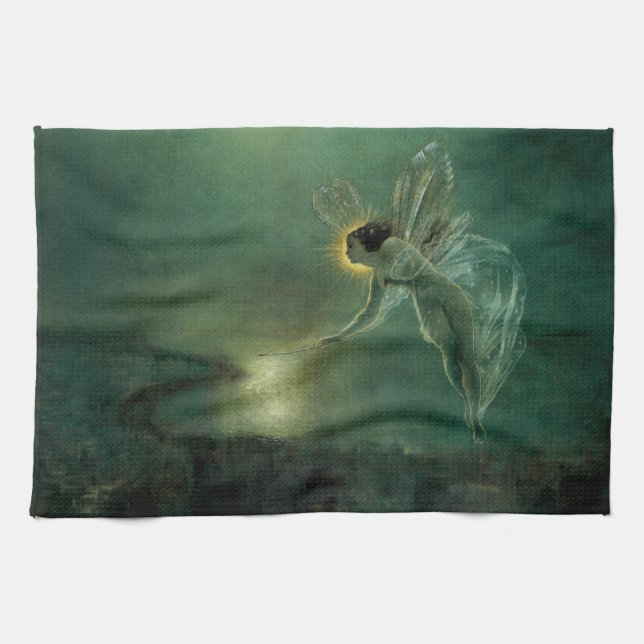 Linge De Cuisine Spirit of the Night par Grimshaw, Fée victorienne (Horizontal)