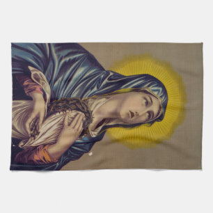 Linge De Cuisine Stabat Mater Notre-Dame des Douleurs Art Devotionn