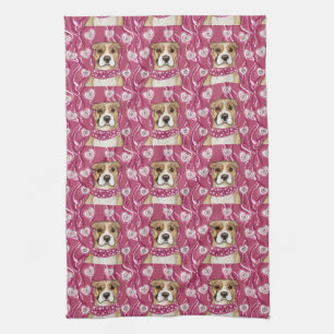 LINGE DE CUISINE STAFFORDSHIRE TERRIER AMÉRICAIN        