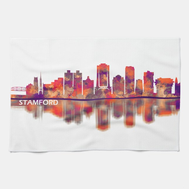 Linge De Cuisine Stamford Connecticut Skyline (Horizontal)