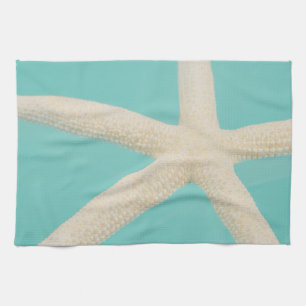 Linge De Cuisine Starfish élégant océan moderne plage turquoise