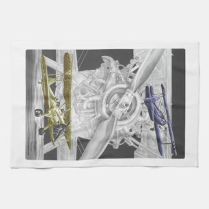 Linge De Cuisine Stearman Biplane