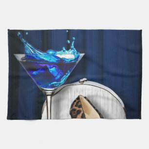 Linge De Cuisine stilletos de fille de cocktail de martini de