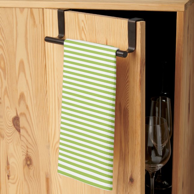 Linge De Cuisine Striped Kitchen Towel (Pliage en tiers)