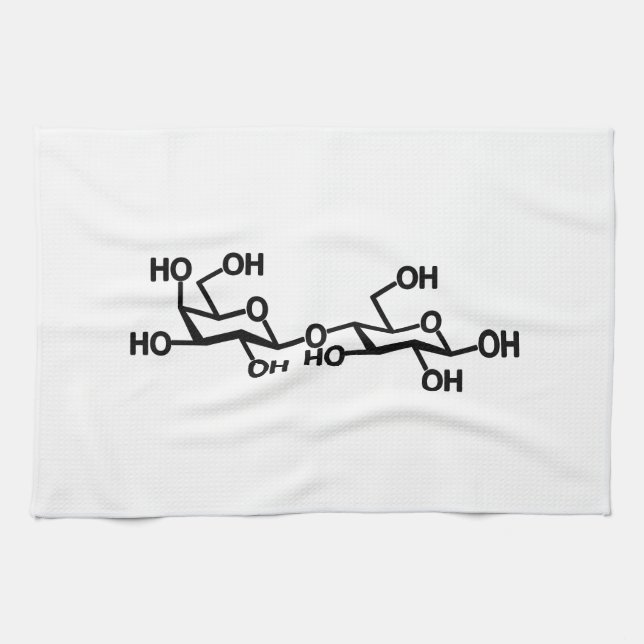 Linge De Cuisine Structure du lait lactose (Horizontal)