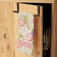 Style botanique rose