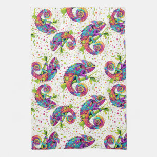Linge De Cuisine Style d'aquarelle des teintures Chameleon