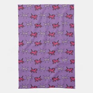 Linge De Cuisine Style Graffiti Chiens os Bones Choisissez la coule