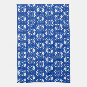 Linge De Cuisine Style scandinave moderne Bleu Blanc Design