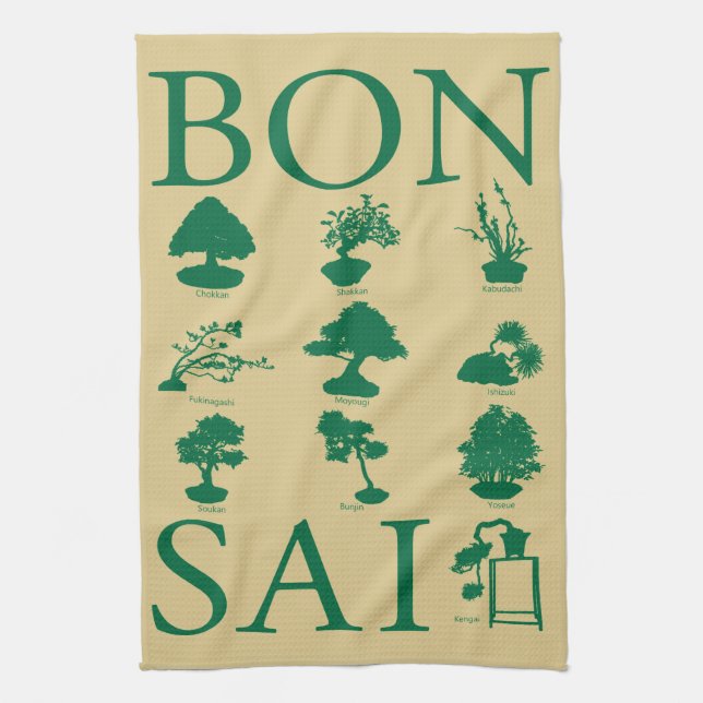 Linge De Cuisine Styles de base de l'arbre Bonsai (Vertical)