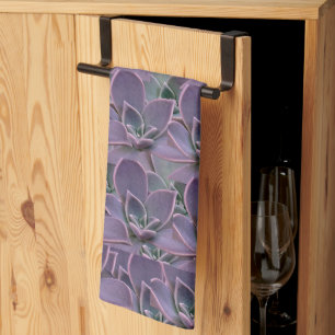 Linge De Cuisine Succulente Violette