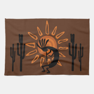 Linge De Cuisine Sud-ouest Kokopelli Sun Desert Rustic K Towne