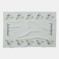 Suisse Edelweiss fleurs Suisse script