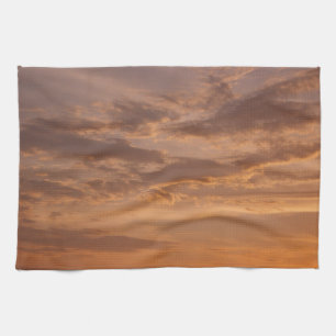 Linge De Cuisine Sunset Clouds II Pastel Nature Abstraite