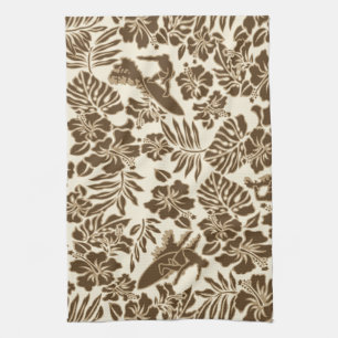 Linge De Cuisine Surf Pareau Hawaiian Kitchen Towne