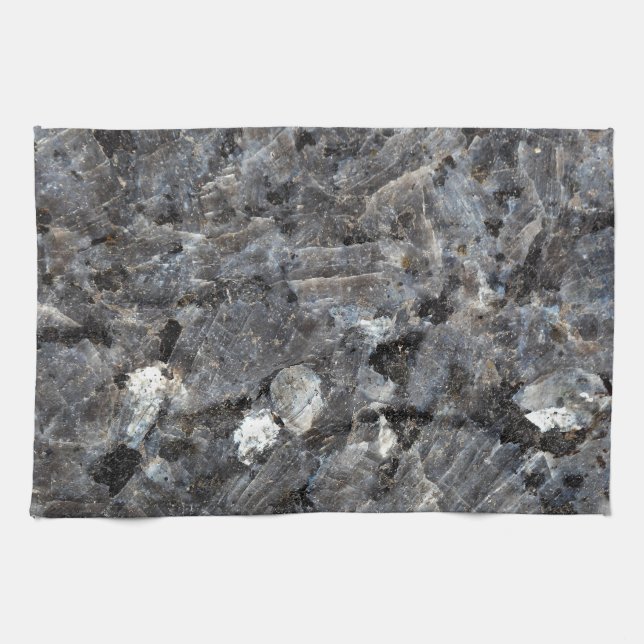 Linge De Cuisine Surface d'une roche de labradorite (Horizontal)