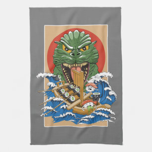 Linge De Cuisine Sushi Lover japonais