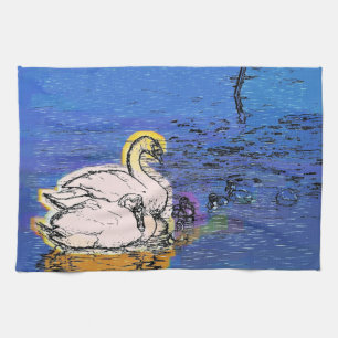 LINGE DE CUISINE SWANS