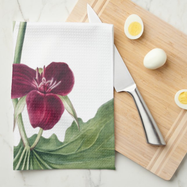 Linge De Cuisine Sweet Trillium Botanical (Quart Plié)