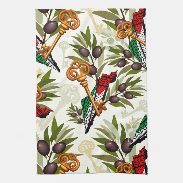 Linge De Cuisine Symbole clé palestinien du droit au retour (Vertical)