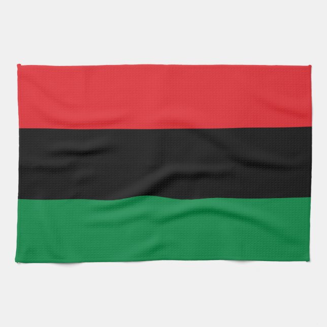 Linge De Cuisine Symbole panafricain du drapeau et de l'UNIA / vent (Horizontal)